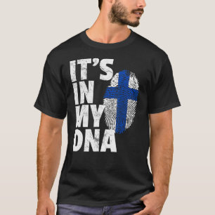 In meinem DNA-Finnland Flaggenland T-Shirt