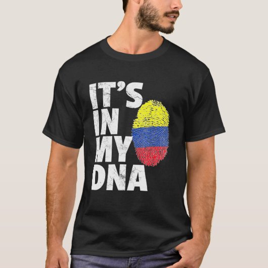 In meinem DNA-kolumbianischen Flaggenstaat ist sei T-Shirt (Vorderseite)