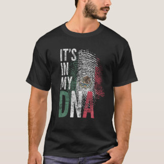 In meinem DNA mexikanische Flagge Hispanic Culture T-Shirt