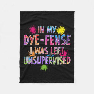 In meinem Dye-Fee wurde ich unbeaufsichtigt Kids-E Fleecedecke