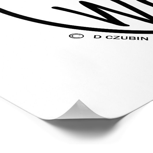 In meinem eigenen kleinen Weltbassin Poster (Ecke)