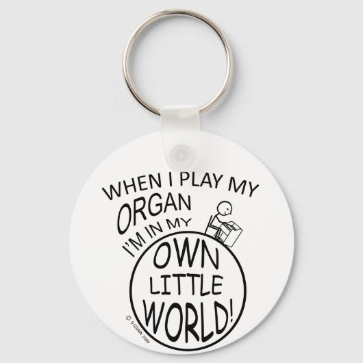 In meinem eigenen kleinen Weltorgan Schlüsselanhänger (Vorderseite)
