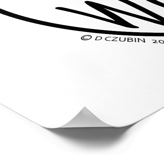 In meinem eigenen kleinen Welttrommel Poster (Ecke)