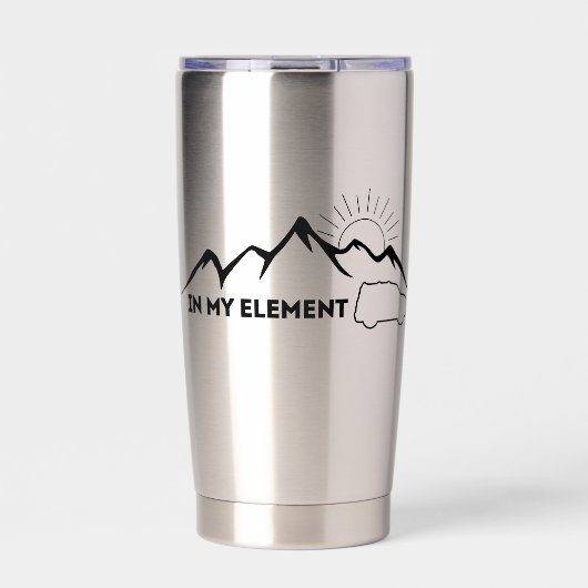 In meinem Element - Honda Element Tumbler Thermobecher (Vorderseite)