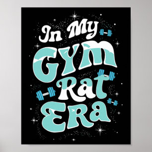 In meinem Fitnessraum Rat Era Groovy Fitness Bodyb Poster