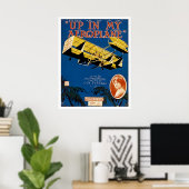 In meinem Flugzeug Poster (Heimbüro)