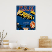 In meinem Flugzeug Poster (Küche)