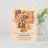 In meinem freundschaftlichen Zeitalter Retro Einladung (Stehend Vorderseite)