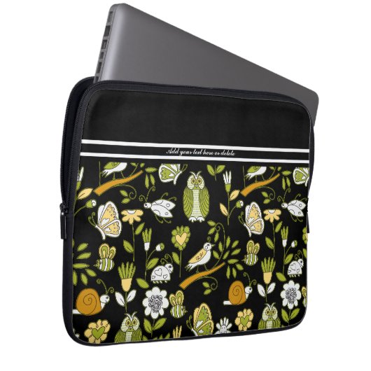 In meinem Garten 2 Schläfchen - Anpassen Laptopschutzhülle (Vorne Rechts)