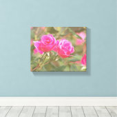 In meinem Garten, die Rose 2, digital verkörpert Leinwanddruck (Insitu (Holzboden))