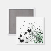 In meinem Garten.. Magnet (Vorderseite/Rückseite)