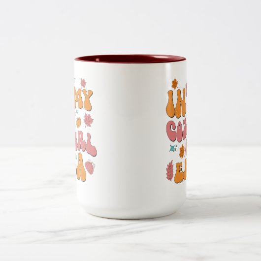 In meinem gemütlichen Mädchenalter Retro Groovy St Zweifarbige Tasse (Mittel)