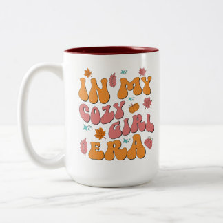 In meinem gemütlichen Mädchenalter Retro Groovy St Zweifarbige Tasse