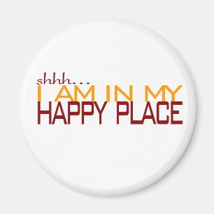 In meinem glücklichen Platz Magnet