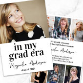 In meinem Grad-Ära-Multi-Foto Collage-Abschluss Ankündigung
