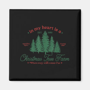 In meinem Herzen ist ein Weihnachtsbaum Xmas Baumf Magnet