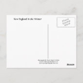 In meinem Hinterhof New England Postcard Postkarte (Rückseite)