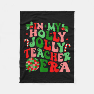 In meinem Holly Xmas Jolly Lehrer Era Lehrerin Vib Fleecedecke
