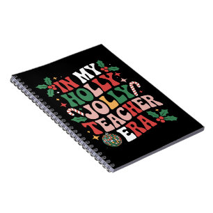 In meinem Holly Xmas Jolly Teacher Era Teacher Vib Notizblock