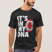 In meinem kanadischen Dna-Kanada-Flaggenpreis Nati T-Shirt (Vorderseite)
