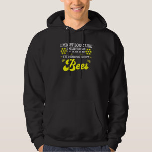 In meinem Kopf denke ich an Bienenzucht Hoodie