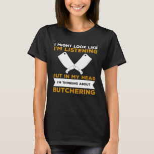 In meinem Kopf denke ich an Metzger T-Shirt