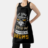 In meinem Kopf spiele ich mein Drums Drummer Schla Schürze (InSitu)