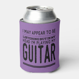 In meinem Kopf spiele ich meine Gitarre Dosenkühler
