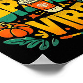 In meinem Kürbisgewürz Halloween Poster (Ecke)