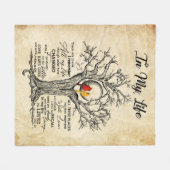 In meinem Leben gibt es Orte, an die ich mich Vint Fleecedecke (Vorderseite (Horizontal))