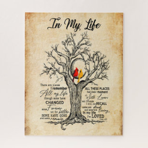 In meinem Leben Ich erinnere mich an all mein Lebe Puzzle