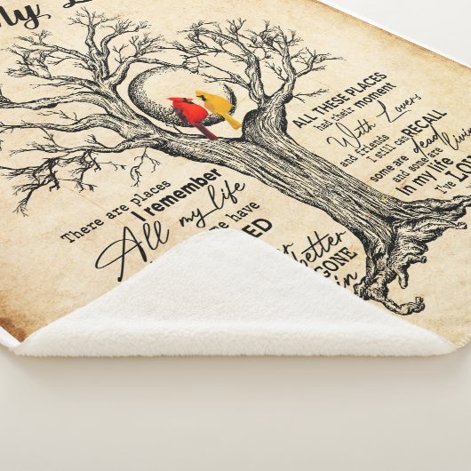 In meinem Leben|Ich erinnere mich an all mein Lebe Sherpadecke (3/4)