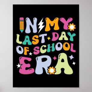 In meinem letzten Schultag kinder Groovy Teachers Poster