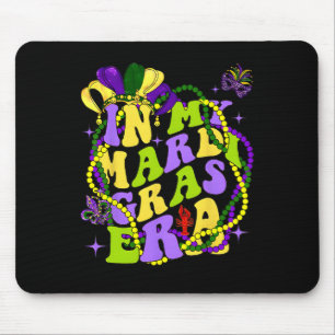 In meinem Mardi Gras Era Herz Fleur-de-lis Symbol Mousepad