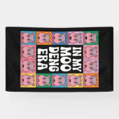 In meinem Moo Deng Era Moo Deng Hippo Lover Banner (Horizontal)