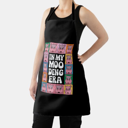 In meinem Moo Deng Era Moo Deng Hippo Lover Schürze (InSitu)