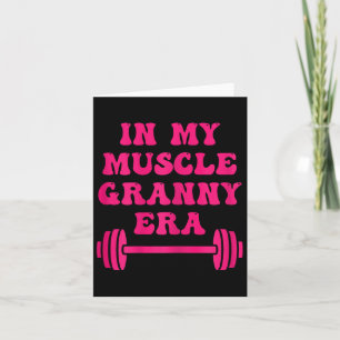 In meinem Muskel Granny Era Funny Oma Bodybuilding Karte