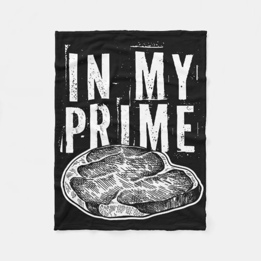 In meinem Prime Beef Fleisch schneiden für Steak F Fleecedecke (Vorderseite)