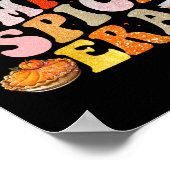 In meinem Pumpkin Gewürz Era Funny Groovy Fall Vib Poster (Ecke)