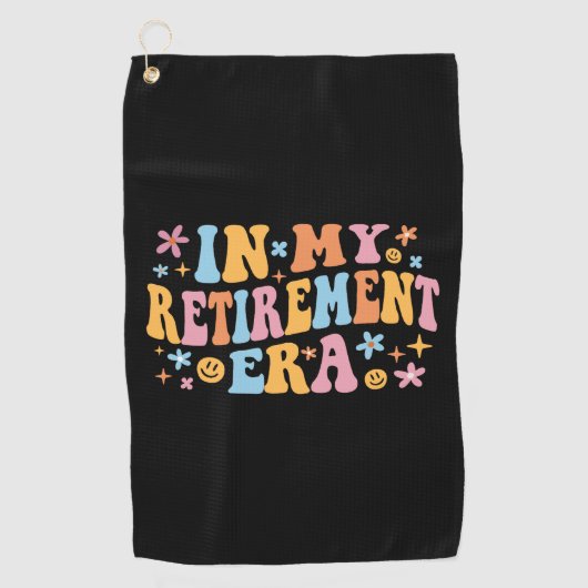 In meinem Rentenalter I Golfhandtuch (Vorderseite)