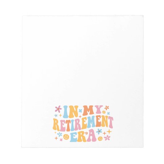 In meinem Rentenalter I Notizblock (Vorderseite)