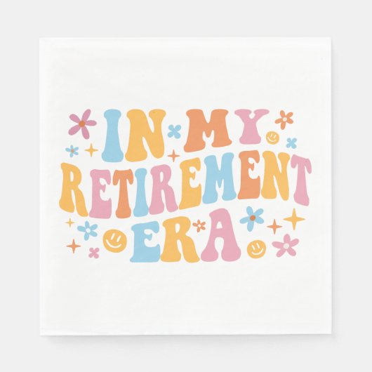 In meinem Rentenalter I Serviette (Vorderseite)