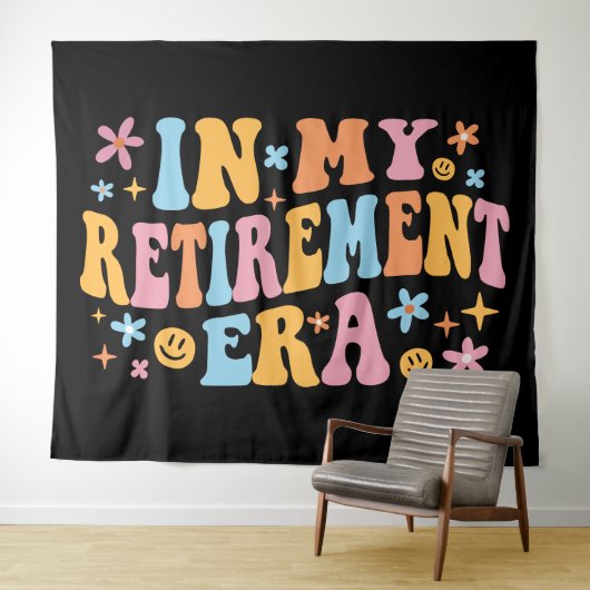 In meinem Rentenalter I Wandteppich (Beispiel (Horizontal))