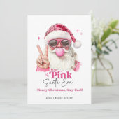 In meinem rosa Santa Era trendy Pink Weihnachten (Stehend Vorderseite)