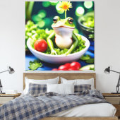 In meinem Salat ist ein Frosch Leinwanddruck (Insitu (Schlafzimmer))