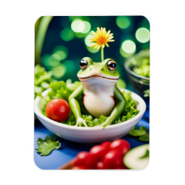 In meinem Salat ist ein Frosch Magnet