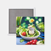In meinem Salat ist ein Frosch Magnet (Vorderseite/Rückseite)