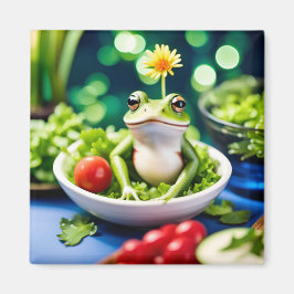 In meinem Salat ist ein Frosch Magnet
