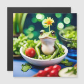 In meinem Salat ist ein Frosch Magnetkarte (Vorne/Hinten)