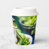 In meinem Salat ist ein Frosch Pappbecher (Rückseite)